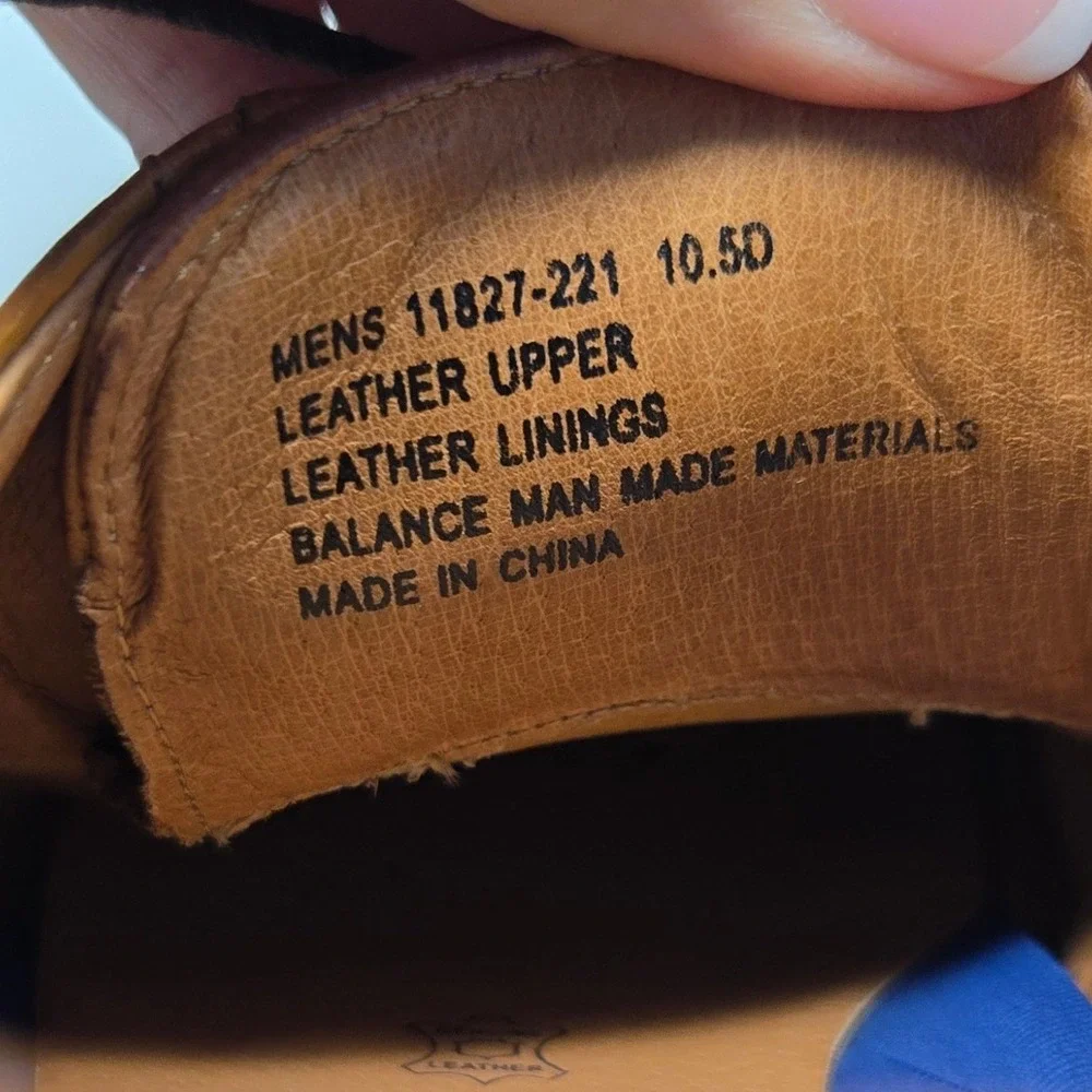 Florsheim Cap Toe Derby Dress Shoes Mens 10.5D Cognac Brown Leather Comfortech